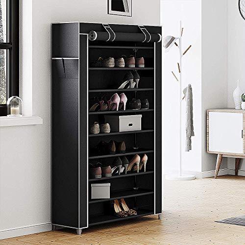 Range chaussures pour 30 paires résolvant le manque de place dans l'entrée