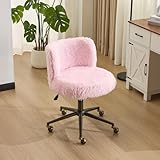 5. Robuste et Durable : Cette chaise de coiffeuse simple et mignonne utilise un vérin à gaz de haute qualité et une base solide, ce qui la rend durable et stable. Elle peut supporter jusqu'à 120 KG. De plus, elle est facile à assembler.