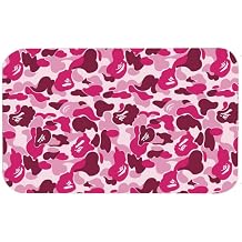 Pink Bape Camo Indoor Doormat Durable Welcome Front Door Mats Entryway Rugs Non-Slip Absorbent Area Rugs Resist Dirt Carpet for Room Decor 16 * 24in/40 * 60cm
