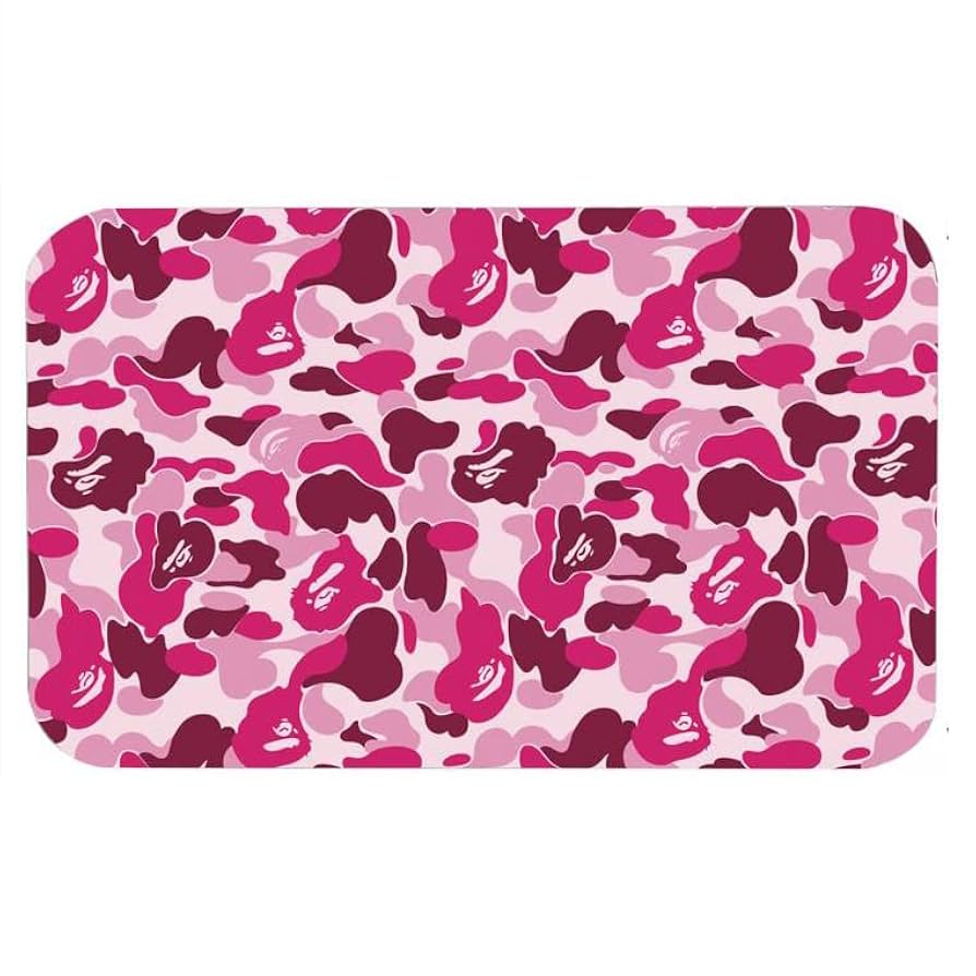 Amazon.com: Pink Bape Camo Indoor Doormat Durable Welcome
