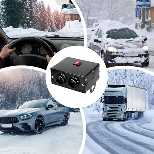 Calefactor Para Coche enchufable y desempañador rápido de parabrisas para invierno 5