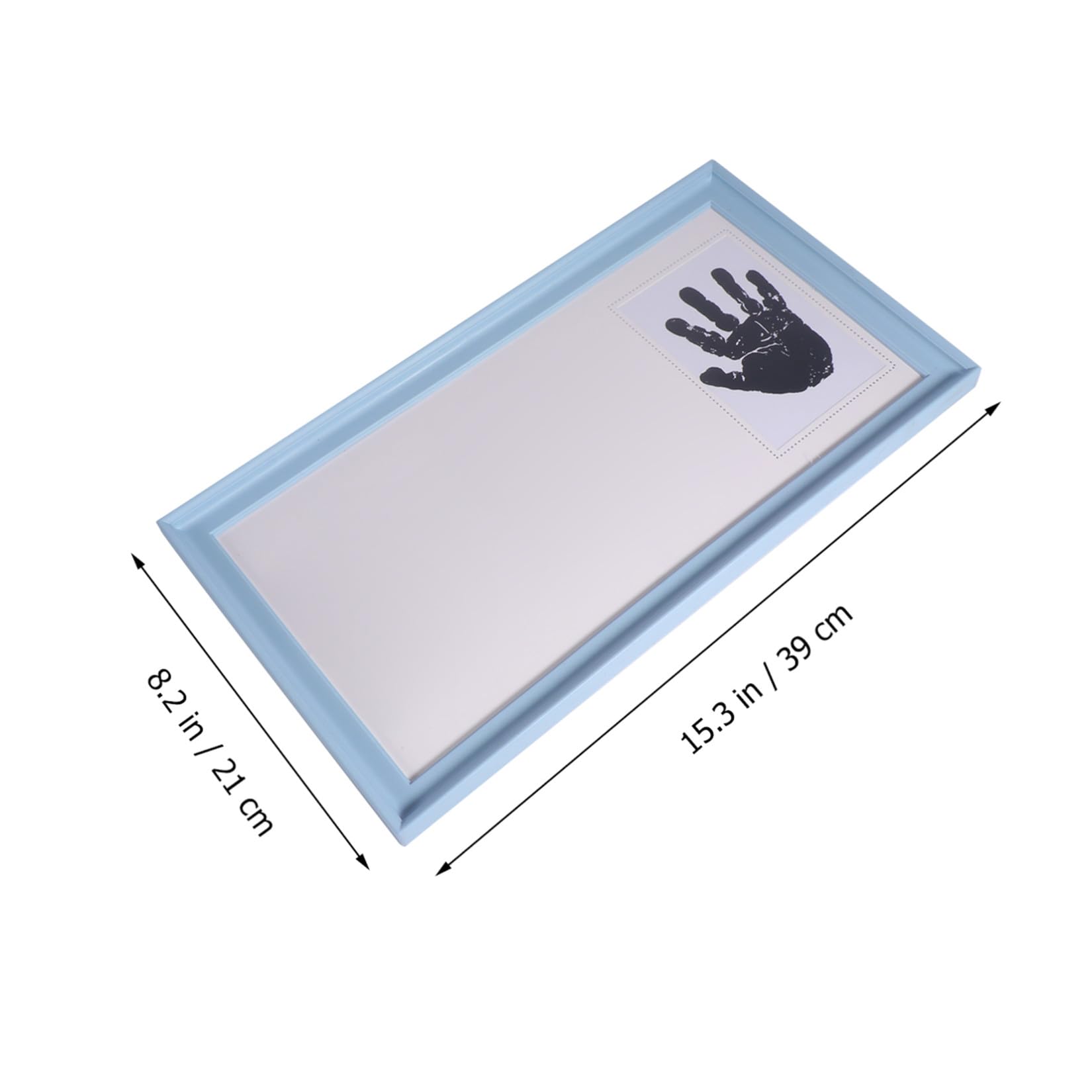 ibasenice Cornice Per La Registrazione Della Crescita Del Bambino - Portafoto Con Impronte Digitali Per Neonati 12 Mesi Cornice Per Foto Per Neonati Di Maternità Design Creativo