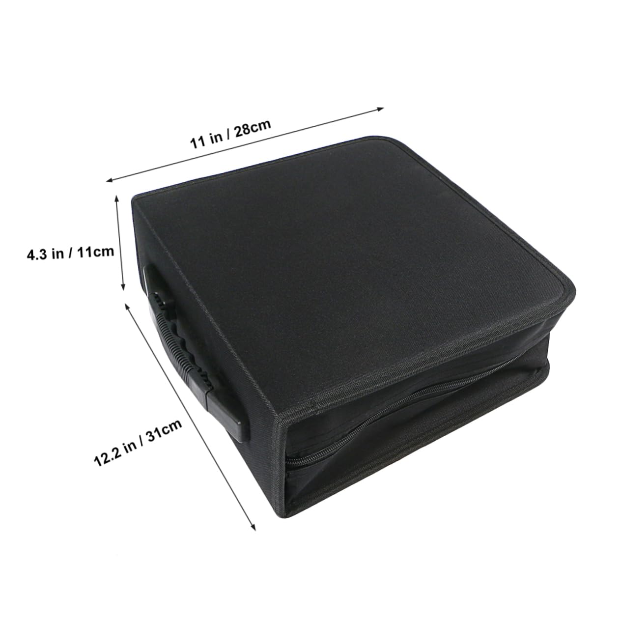Angoily Disc CD Dvd Storage Case Bag Compact Organizer for Easy Travel and Protection for and Dvds Keeps Discs Safe From Damage and Scratches