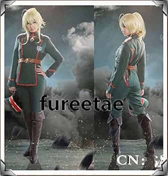 幼女戦記　ターニャ・デグレチャフ　コスプレ衣装　ウィッグ Amazon.co.jp: [KYUUCOS] 幼女戦記 ターニャ・デグレチャフ コスプレ