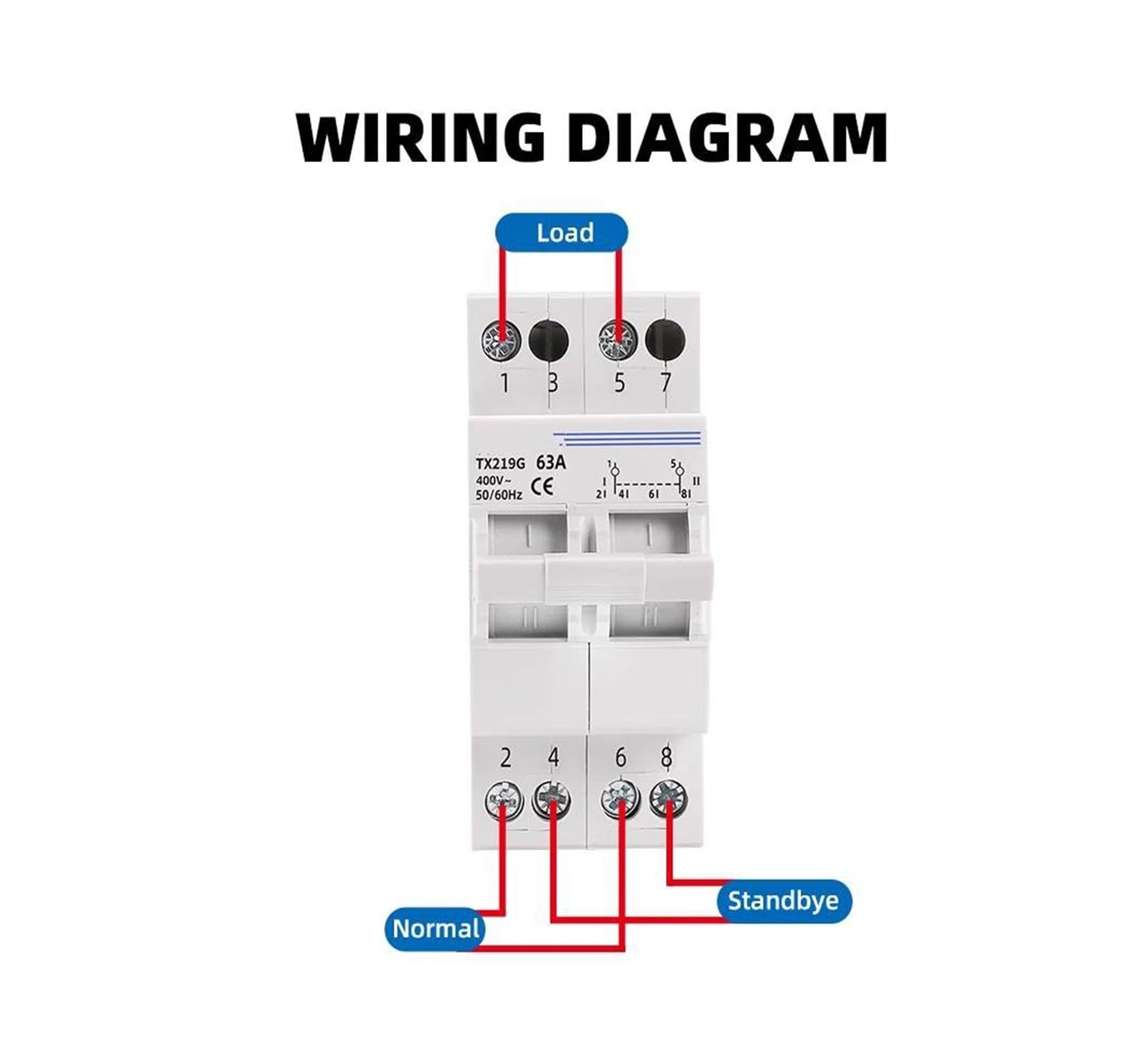 Interruttore differenziale 230V 2P MCB 30mA Protezione da sovraccarico, cortocircuito, dispersione di corrente Protezione RCBO RCCB RCD 16A 32A 63A(40A)