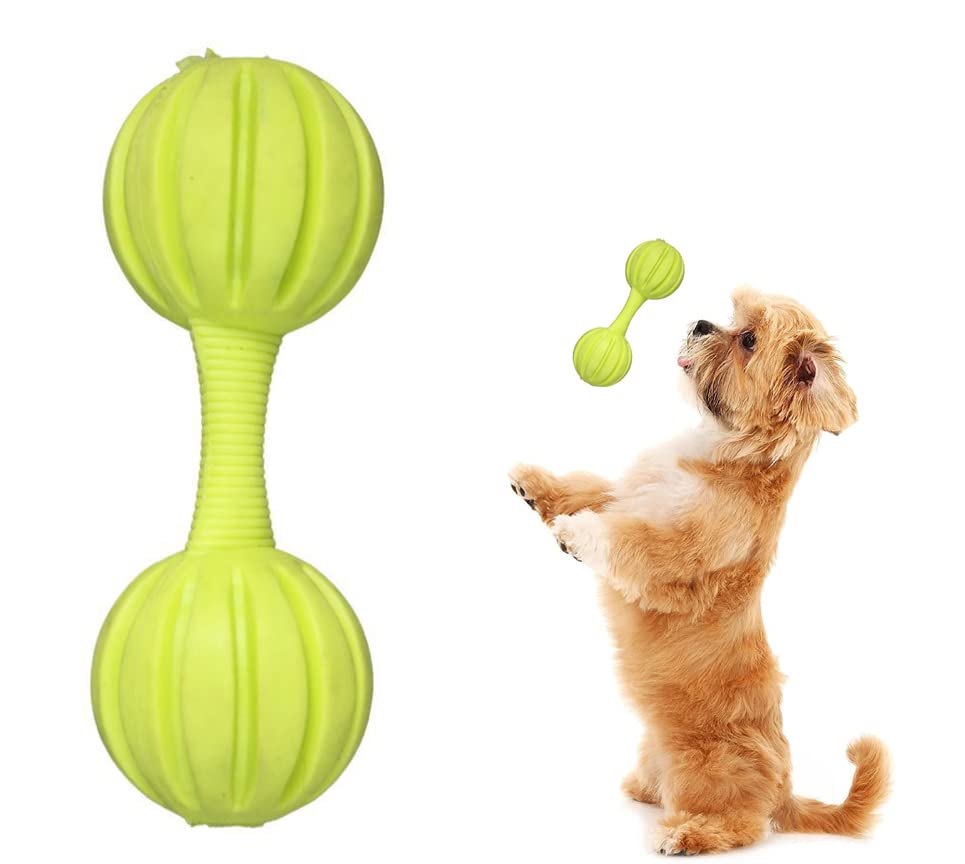 Western Era Dog Rubber Dumble Toy with Bell, Unique Design, Ridged Texture, Lightweight, Durable, Weather, Water Resistant, Fetching, Tossing, Tugging, for Mental & Physical Stimulation (Large) (B0B8S4CMFZ) Amazon Price History, Amazon Price Tracker