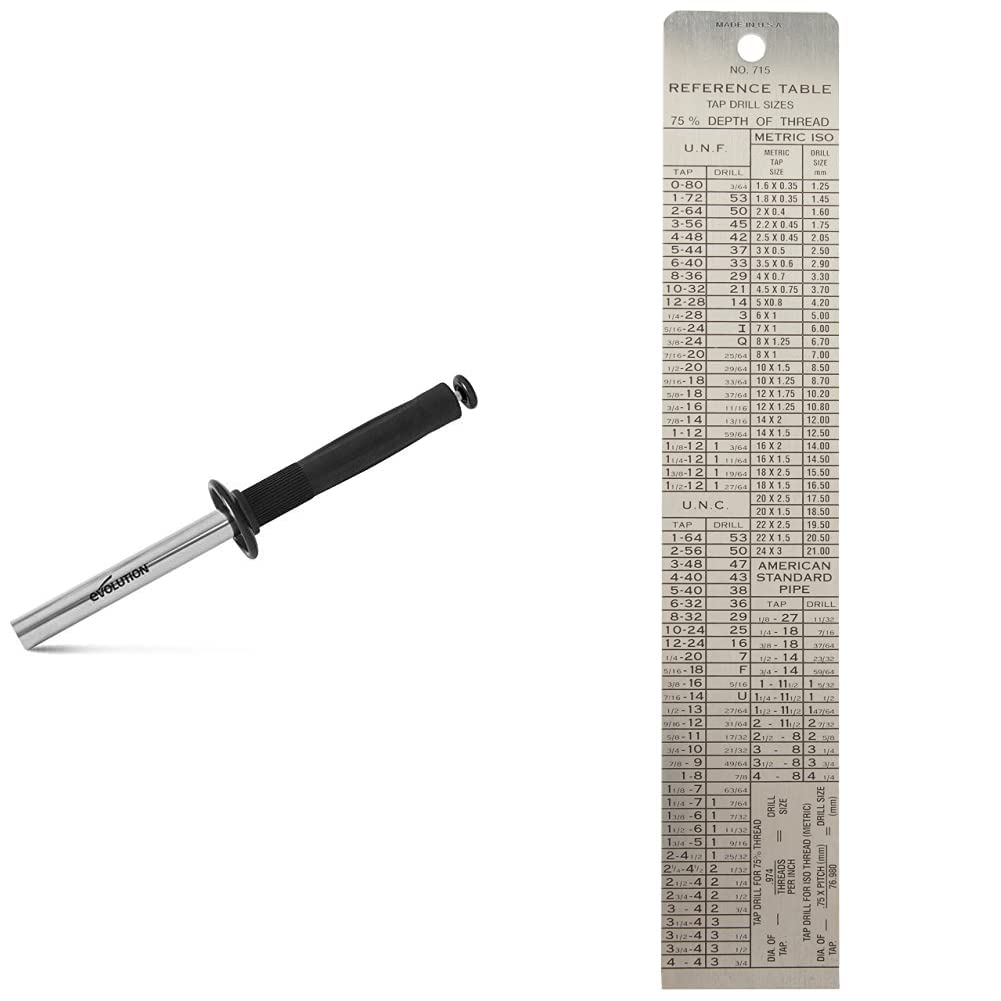 Evolution Power Tools Magnetic Chip Collector (WANDMAG) and General Tools 715 Tap and Drill Reference Table