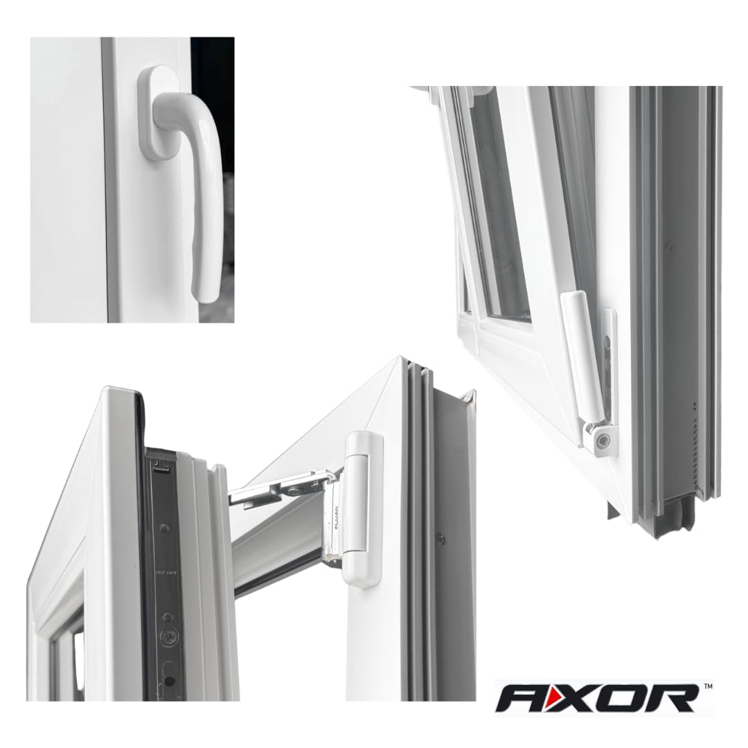 Ventana PVC Reforzada 500x500 Blanca | Oscilobatiente Derecha | Cristal Climalit Mate | Perfil Aluplast | Entrega 24/48h