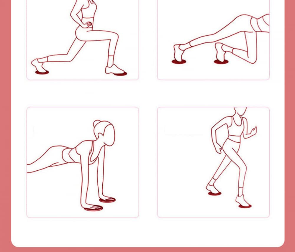 Slide Board - Tabla De Ejercicios Para Entrenamiento Físico Y Terapia Con Botines Y Bolsa De Transporte Incluida