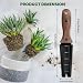 PERWIN Hori Hori Garden Knife, Garden Tools with Sheath, 6" Stainless Steel Blade with Cutting Edge, Full-Tang Walnut Ergonomic Wood Handle with Hanging Hole, Weeding, Planting, Digging