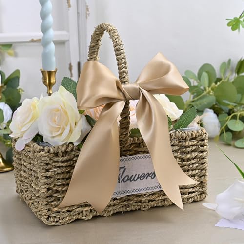 Image of Tan Satin Ribbon 3 inch X 15 Yards Polyester Ribbon for Gift Wrapping Very Suitable for Weddings Party Hair Bow Invitation Decorations and More