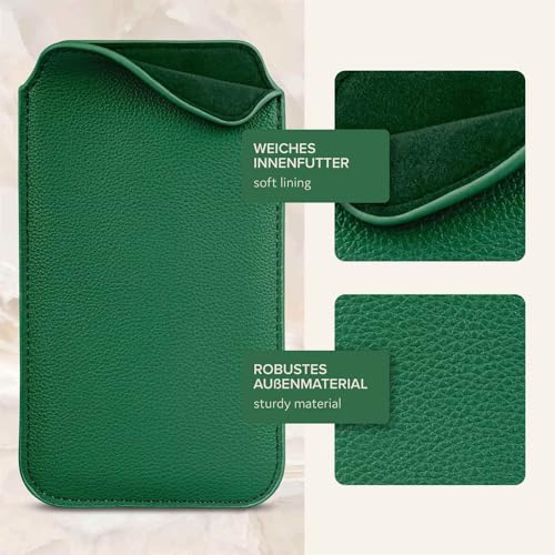 Housse Google Pixel 8 vert ONEFLOW Liberty étui protection cuir synthétique portable