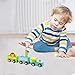 Wooden Trains Cars with Crane Magnetic Train Toys for Wooden Train Tracks Train Sets for Toddlers and Kids Ages 3+ (Zoo Train)