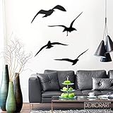 Seagull Metal Bird Wall Art Set, Metal Wall Decor Set,Home Decor, Minimalist Wall Art, House Warming Gift, Wall Hanging, Home Decoration for Home Living Room Metal Wall Sign