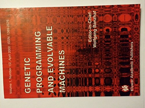 Genetic Programming and Evolvable Machines Volume 1, Number 1/2, April ...