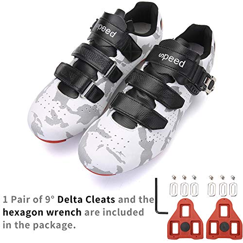 Image of KESCOO Unisex Cycling Shoes Compatible with Peloton Indoor Road Bike
