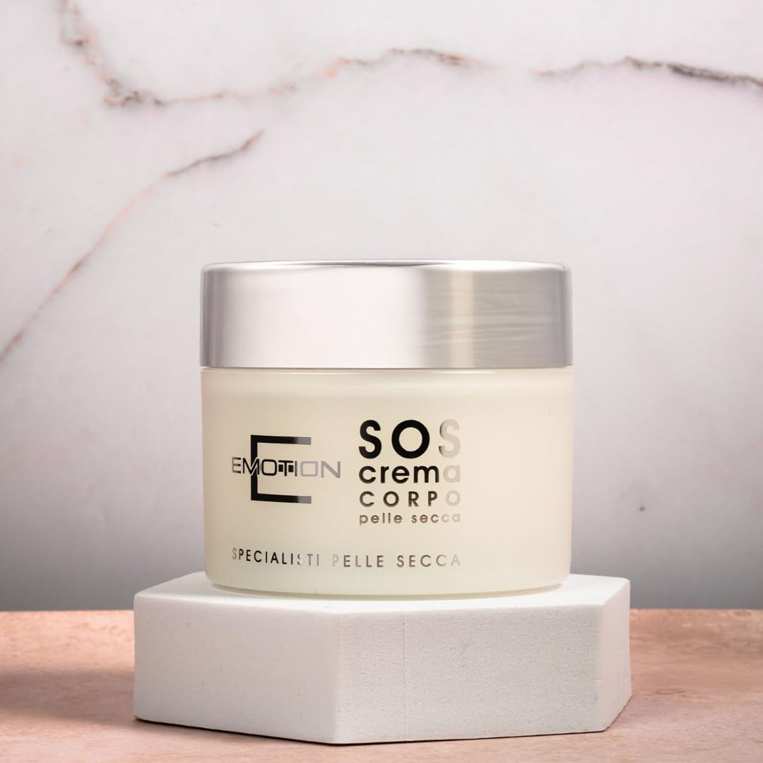 Crema Corpo SOS Pelle Secca MOLTO nutriente e idratante per pelli secche, sensibili, irritate. Con oli e burri vegetali. Formula biologica.