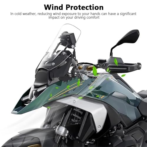 Protège mains guidon moto pour les voyages en BMW R1300GS Adventure 2024 - 6