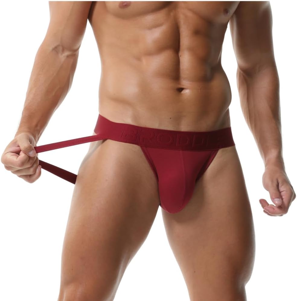 BRODDLE Men's Jockstrap Underwear Active Athletic Supporters Elastic Waistband Jock Straps Male - Image 3