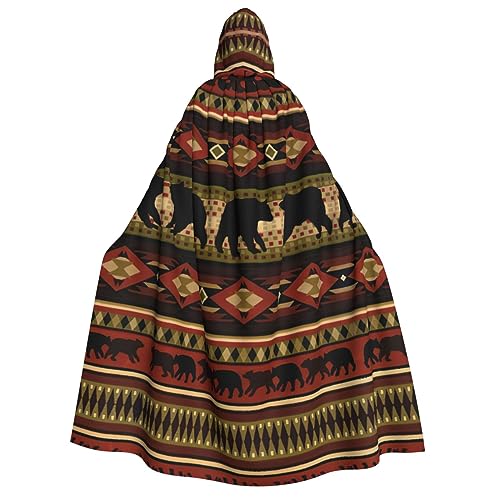 Cape à capuche ours EdWal adulte en tissu durable et résistant pour fête costumée