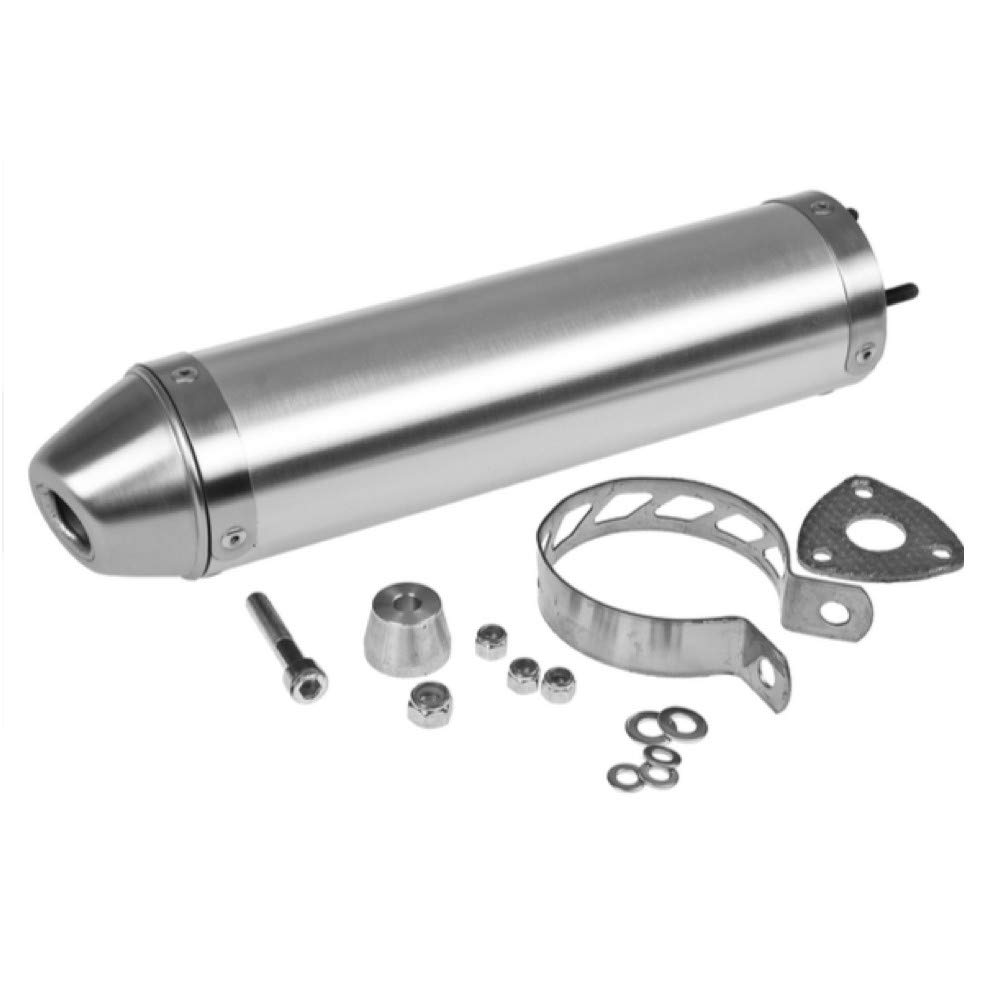 Giannelli Für DT 125 R DE03 Giannelli Sport Endtopf Aluminium Für Yamaha DT 125 R | Ovaler Auspuff Alu Endschalldämpfer Oval