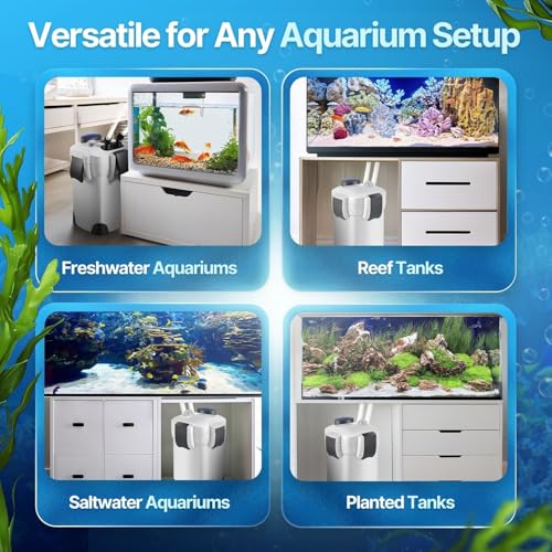 Flexzion FLT_OTS_265GPH Aquarium Canister Filter For Up To 75 Gallon Fish Tank thumb #7