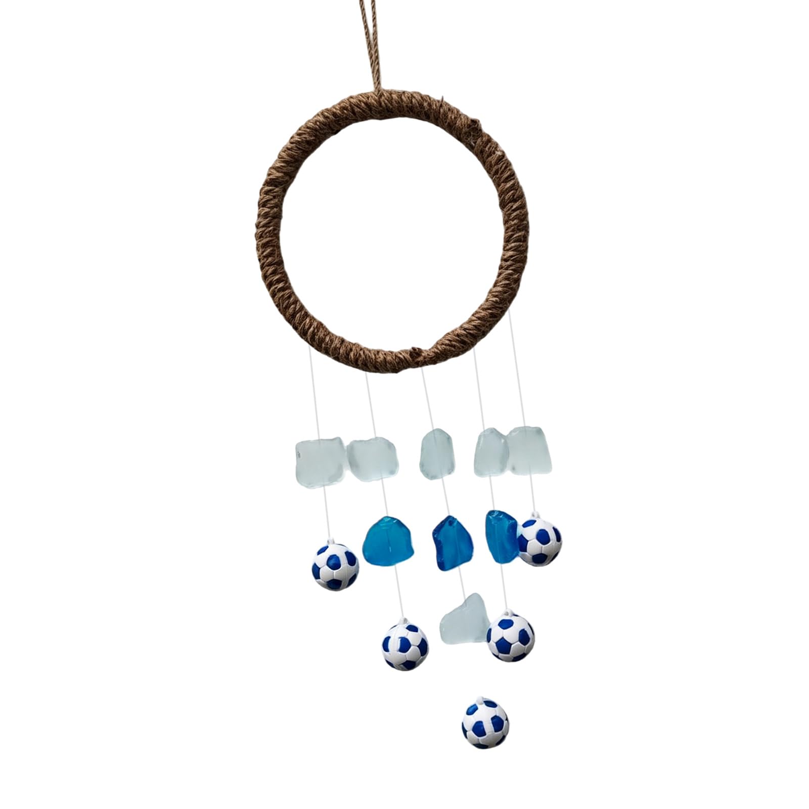 Sea Glass Wind Chimes for Outside Handcrafted Capizs Glass Wind Chimes Beach Coastal Decors Housewarming Gift Unisex Beach Theme Decors