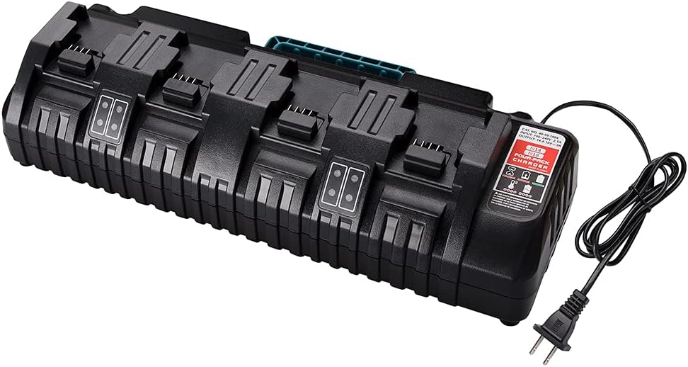 Taingwei N18 Battery Charger, 4-Ports Simultaneous Rapid Charger for Milwaukee M18 18v Li-Ion Battery and Tools 48-11-1850 48-11-1840 48-11-1815 48-11-1828 Charger