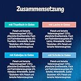 Felix So gut wie es aussieht Katzenfutter nass in Gelee, Fisch Sorten-Mix, 6er Pack (6 x 12 Beutel à 85g)