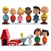 Mini Cake Figures, BESTZY 12 Stück Party Kuchen Dekoration, Party Liefert Cupcake Figuren, Cake Topper Lieferungen, Snoopy Figures Set für Geburtstag Party Kinder