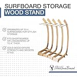 StoreYourBoard Freestanding Surfboard Rack, Indoor Display Stand Shortboard and Longboard Organizer, Holds 150 lbs - Image 3