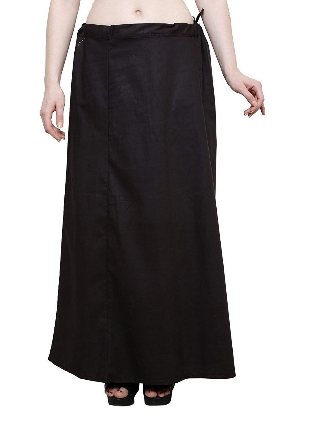 queen style Poplin Cotton Women’s Saree Petticoat with Overlock Stitch-picture-29