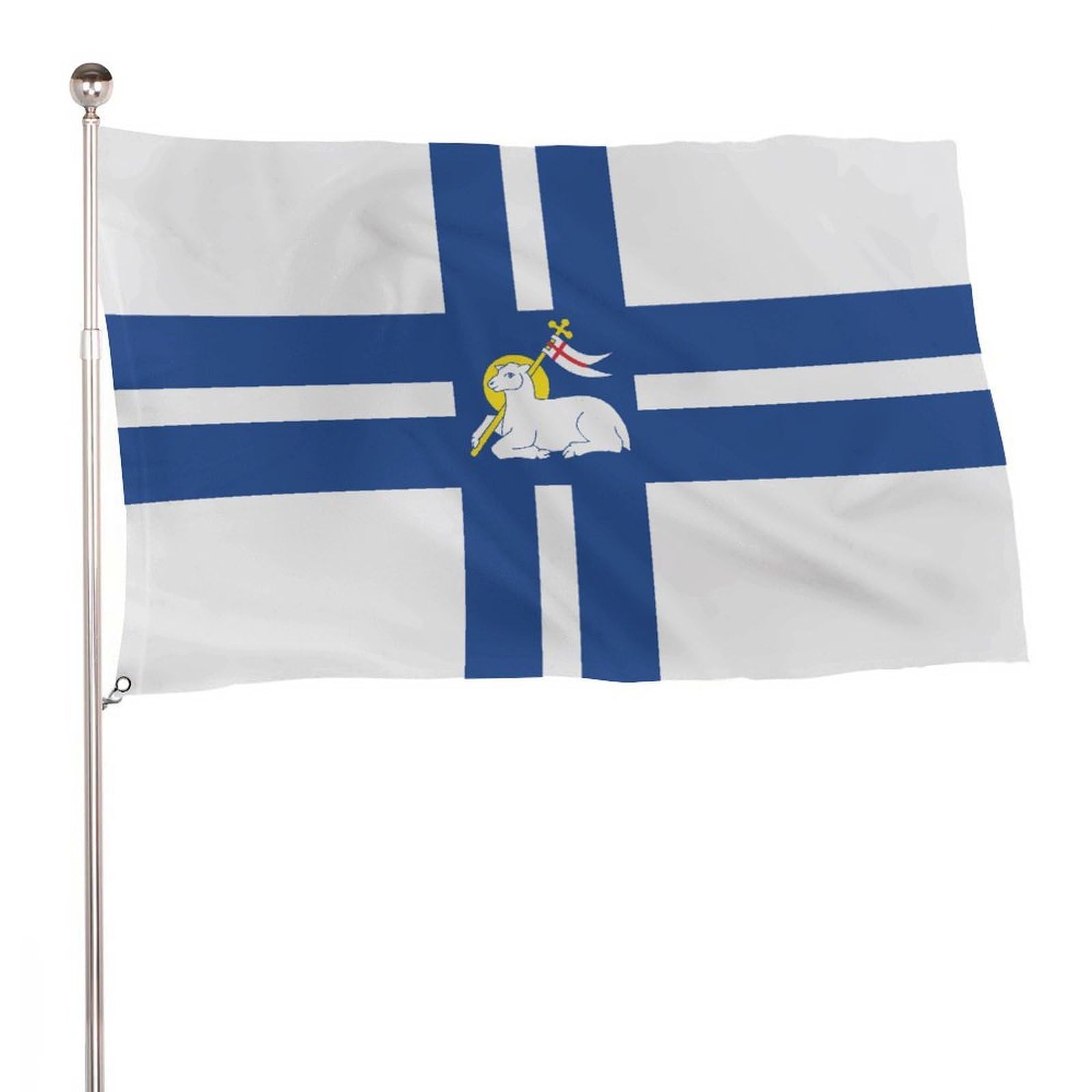 Preston Flag 115D Polyester 5x3 Ft with 2 Metal Eyelets