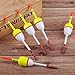 SILANON Wood Slip Bobbers Fishing Floats and Bobbers Spring Oval Stick Slip Floats for Crappie Catfish Trout Panfish Walleyes Fishing 5/10pcs
