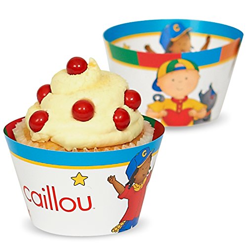 Caillou Reversible Cupcake Wrappers (12)