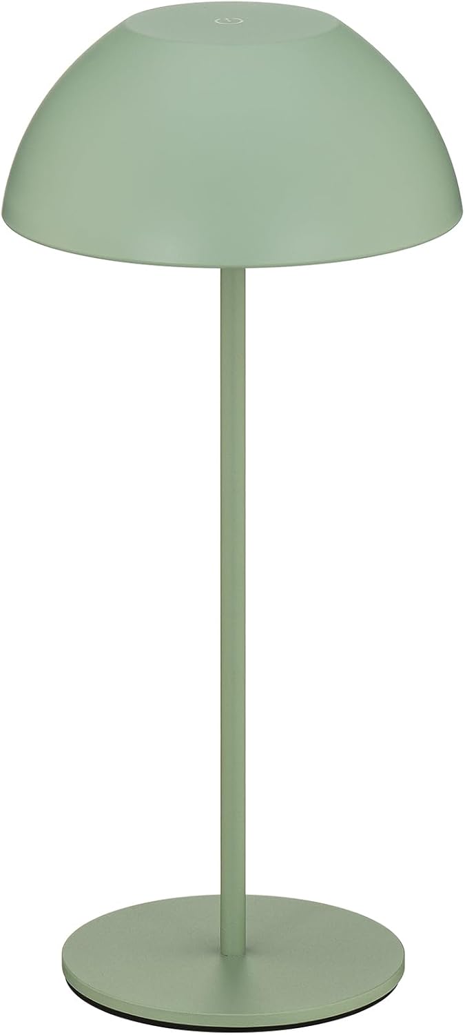 WAC Lighting Channing 11in LED Cordless USB-C Re-Chargeable Table Lamp 3-CCT 2200-2700-3000K Selectable 2,000maH Battery in White