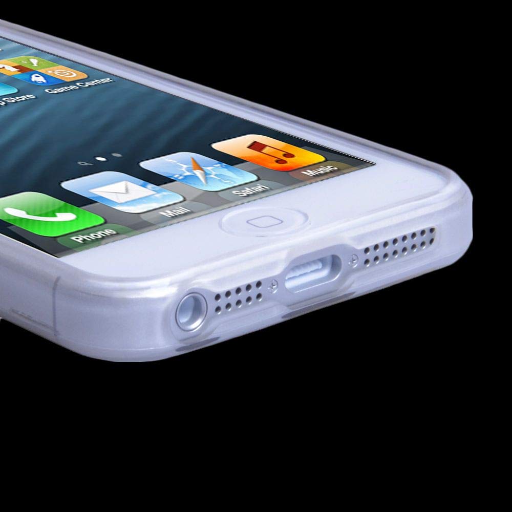 EbestStar Cover Portafoglio Per IPhone SE/5s/5 – Custodia In Silicone Con Penna E Pellicole, Blu