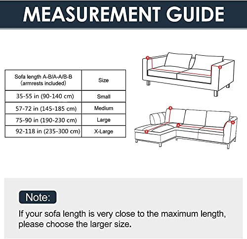 Sofa Überwürfe Marokkanisches Geometrisches Muster Sofa Überwürfe Sofabezug 4 Sitzer Elastischer Couchbezug Sofahusse… – Bild 3
