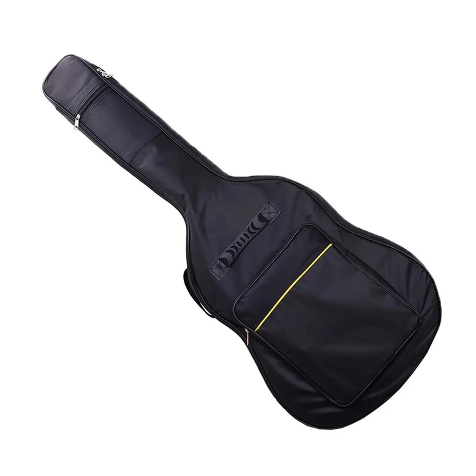 Pokrowiec na gitarę 41-calowy pokrowiec na gitarę akustyczną Wodoodporny nylon Oxford Podwójne paski Wyściełany czarny futerał Plecak koncertowy Instrument muzyczny