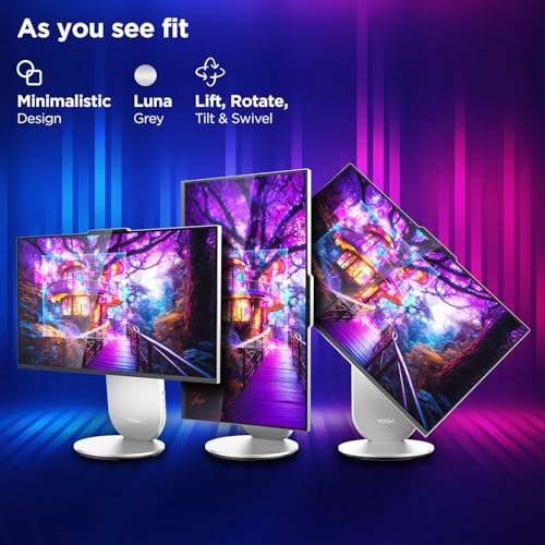 Image of Lenovo Yoga AIO Intel Core Ultra 7 255H 27 inch QHD IPS (16GB RAM /1TB SSD /AI PC /Windows11 /Microsoft 365 Basic + Office Home 2024 /Wireless Euterpe Keyboard & Mouse, Grey), F0J20050IN All-in-One Desktop