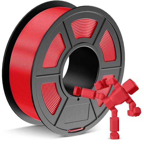 Image of JAYO PETG Filament 1.75mm Red 1.1 KG, Strong Toughness PETG 3D Printer Filament Dimensional Accuracy + /- 0.02 mm, 2.4lbs Spool Fits for Most FDM 3D Printers