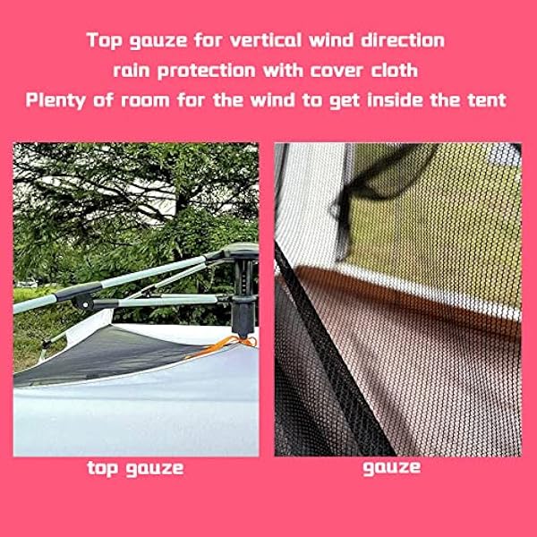 Instant Tent 4 People Waterproof,Three Seconds to Open Big Tent Stable and Practical Dome Tent for Family,Outdoor,Hiking and Mountaineering