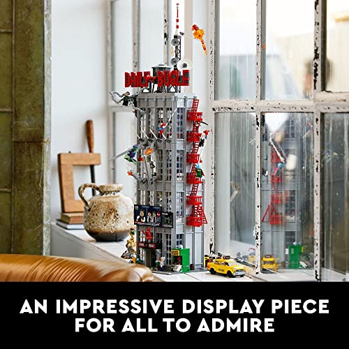 LEGO Marvel Spider-Man Daily Bugle Office 76178 Set - 25 Minifigures Including Peter Parker, Venom, and Spider-Gwen, Perfect Collectible Gift for Adults