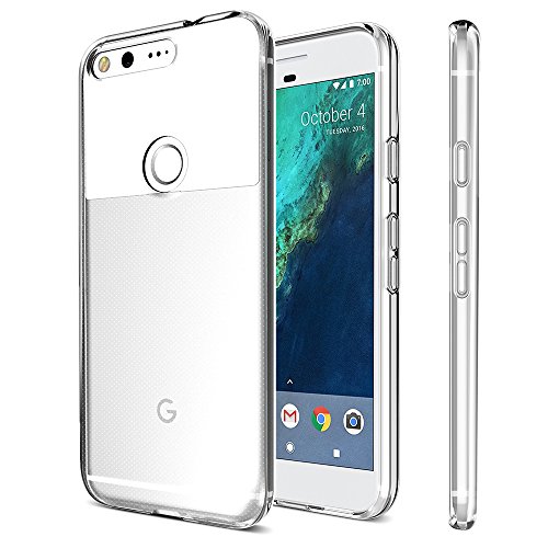 XDesign Google Pixel XL Case, [XClear] Protective Clear Bumper for Google Pixel (2016) [Scratch Resistant] Integrated Shock-Absorbing Bumper Cover Hard Back Panel - [All Clear]