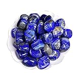 Lapis Lazuli Healing Crystal Stones, 1.25-2.0" Large Reiki Healing Gemstones Natural Tumbled Polished Stones for Energy Witchcraft Therapy Meditation - Image 2