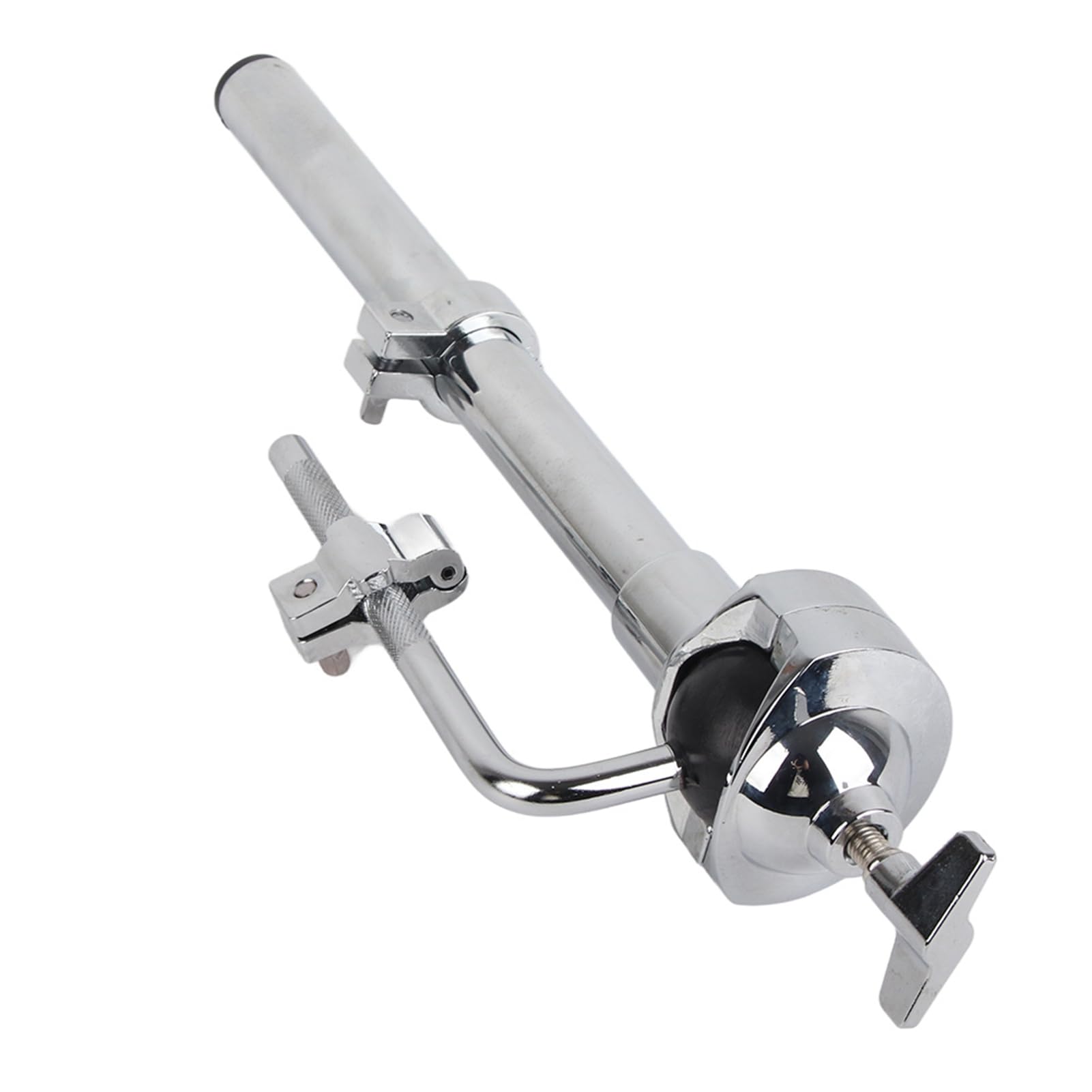 flexman Support de Support de Perche de Tambour, Support de Perche de Cymbale Standard en Alliage d'Aluminium pour Support de Bras de Cadre Support Fixe