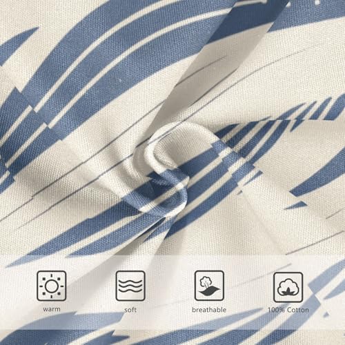 KLL Navy Blue Stripes Boys Toddler Soft Boxer Briefs Breathable Undies3