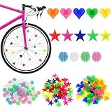 BOGCLEE 210 Pièce Perles Rayons Vélo, Accessoire Velo Enfant Perles Rayons Velos, Coloré B...