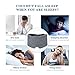 FRESHME Cotton Sleep Eye Mask for Women Men - 100% Blocking Light Travel Blindfold, Soft Zero Pressure Grey Eyes Cover with Adjustable Velcro Strap for Side Sleeper Night Sleeping, Work Nap and Yoga