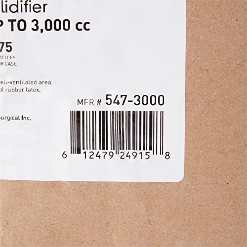 Image of McKesson Fluid Solidifier - Fast, Effective, Gels up to 3,000 cc - Screw Cap Bottle, 3.1 oz, 1 Count, 75 Packs, 75 Total